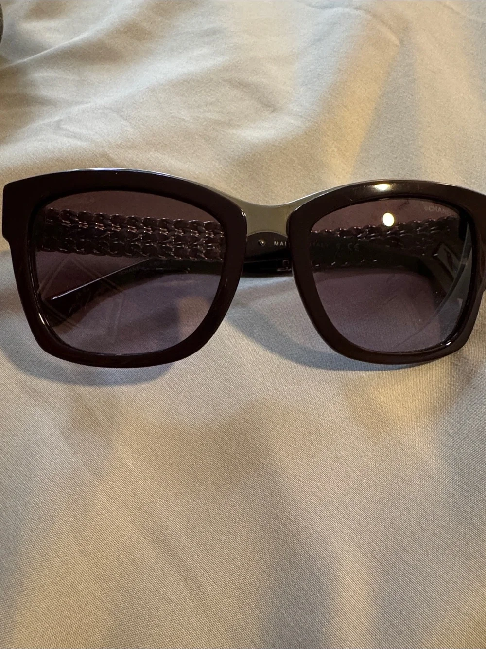 Chanel Sunglasses in Dark Purple